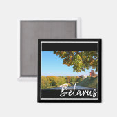 Biélorussie Navahrudak Château Magnet d'architectu (Recto/Verso)