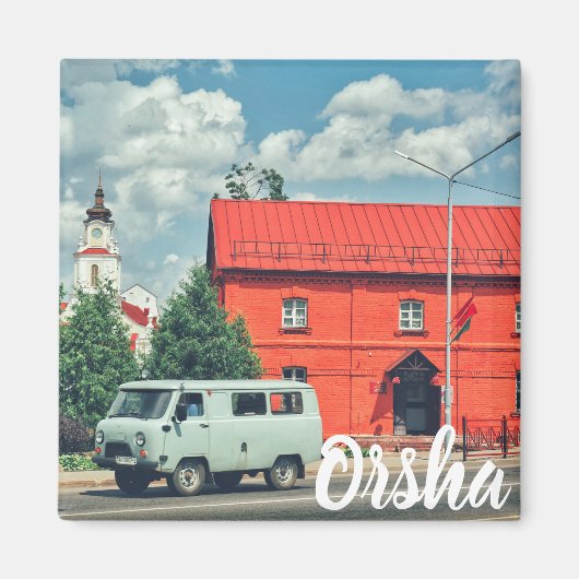 Biélorussie Orsha Architecture Red Mill Magnet (Devant)