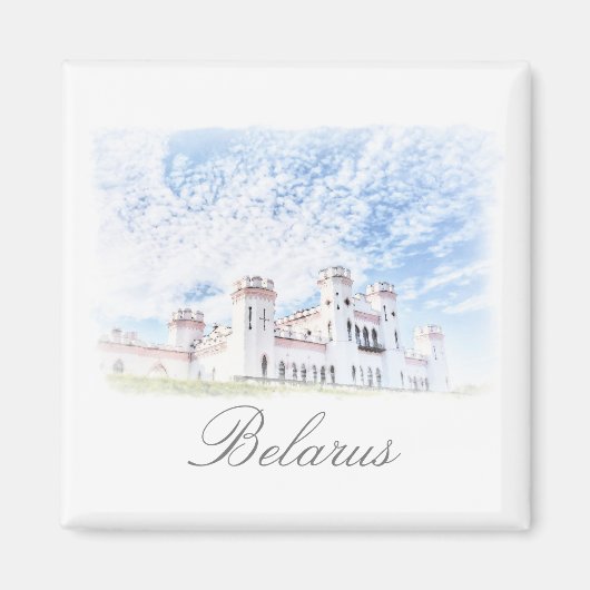 Biélorussie Palais Kosava Magnet d'architecture (Devant)