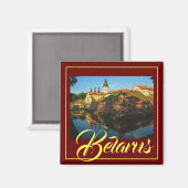 Biélorussie Palais Nesvizh Architecture Magnet de (Recto/Verso)