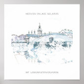 Biélorussie Palais Nesvizh Architecture Poster de  (Devant)