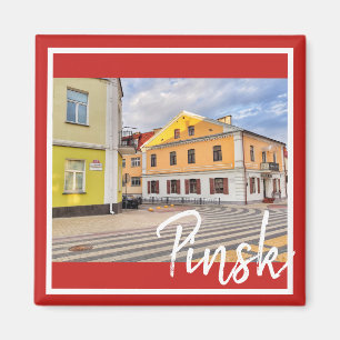 Biélorussie Pinsk Magnet d'architecture de ville