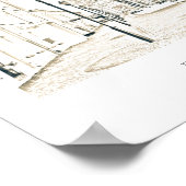 Biélorussie Vitebsk Architecture Cityscape Poster (Coin)
