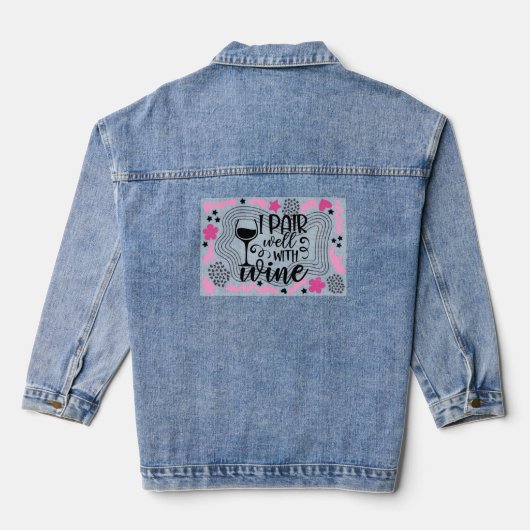 Bien Associer Avec Vin Denim Jean Veste (Verso)