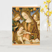 Bien bientôt Carte Religieuse Dieu des armées ange (Fleur jaune)