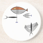 BIEN des dessous de verre de MER 4,5" version #2 (Devant)