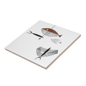 BIEN du trépied 4,25" de carreau de céramique de (Côté)