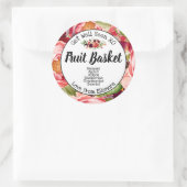 Bien Se Bien Bientôt Étiquette Panier Fruit (Sac)