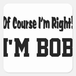 Bien sûr que je suis Stickers Droite