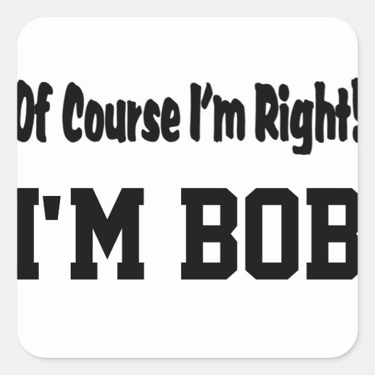 Bien sûr que je suis Stickers Droite (Devant)