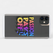 Bien sûr, voici un design coque iphone avec le tex (Dos (Horizontal))