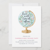 Bien Voyagé | Invitation de la fête (Devant)