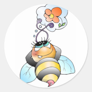 Biene Bienen aufkleber - sticker bee bees