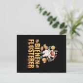 Bienen Flusterer Imker | Gift for bee Lover Aankondigingskaart (Staand voorkant)