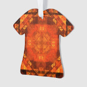 Bienheureuse chemise en acrylique d'art Abstrait (devant)