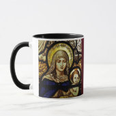 Bienheureuse Mère, Prière Mémorare, Mug Catholique (Gauche)