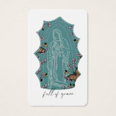 Bienheureuse Mère Vierge Marie En Mémoire Carte De (Devant)