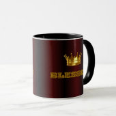 Bienheureuse Mug avec Couronne (Devant droit)