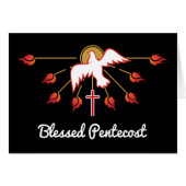 Bienheureuse Pentecôte avec actes d'écriture 2 (Devant horizontal)