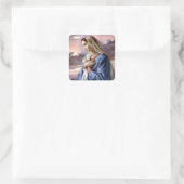 Bienheureuse Vierge Marie - Sticker Carré Mère de  (Sac)