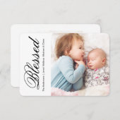 Bienheureux - Carte de vacances 3x5 (Devant / Derrière)