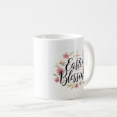 Bienheureux de Pâques Typographie Mug - Printemps (Devant droit)