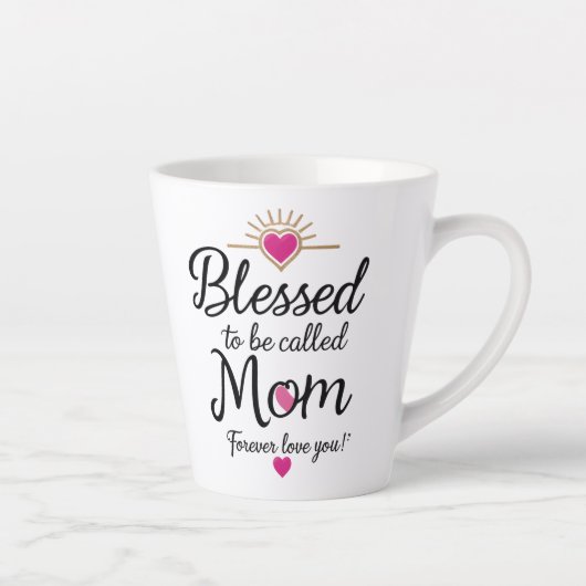 Bienheureux d'être appelé maman - Petite Mug en la (Droite)
