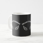 Bienheureux et abondance Mug (Devant gauche)
