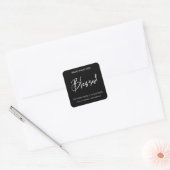 Bienheureux Étiquette de chandelles automnales | N (Enveloppe)