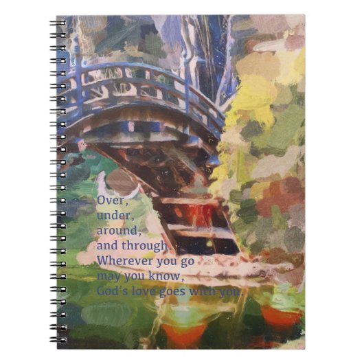 Bienheureux Journal de prière Puisse l'Amour de Di (Devant)