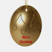 Bienheureux Noël Ornement de la saison de Noël (Droite)