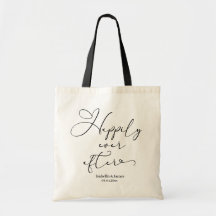 Bienheureux pour toujours Sac de bienvenue de mari