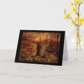 Bienheureux Samhain - Carte à moineau (Fleur jaune)