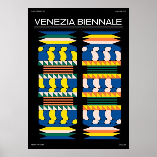 Biënnale Venezia - Bauhaus Poster (Voorkant)