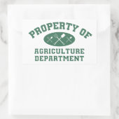 Biens Du Département De L'Agriculture Sticker (Sac)