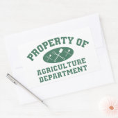Biens Du Département De L'Agriculture Sticker (Enveloppe)
