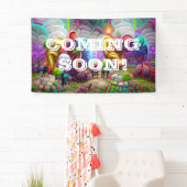 Bientôt Bannière Vinyl 3' x 5' (En situation)