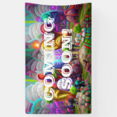 Bientôt Bannière Vinyl 3' x 5' (Vertical)