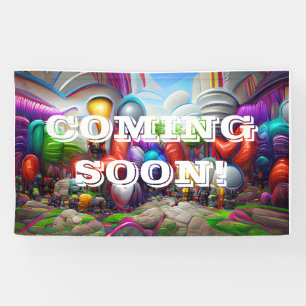 Bientôt Bannière Vinyl 3' x 5'