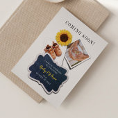 Bientôt bébé fille Faire-part de grossesse