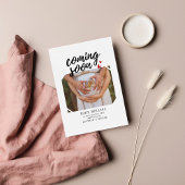 Bientôt bébé fille Faire-part de grossesse