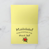 Bientôt ! Carte Baby shower humoristique (Intérieur)