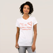 Bientôt Être Mme (Nom) T-Shirt (Devant entier)