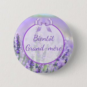 Bientôt Grand-mère Baby shower Button