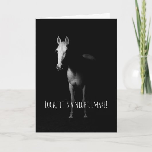 Bientôt, La Carte Équine Du Cheval (Devant)