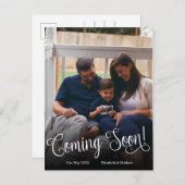 Bientôt la carte postale Faire-part de grossesse p (Devant / Derrière)
