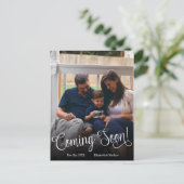 Bientôt la carte postale Faire-part de grossesse p (Debout devant)