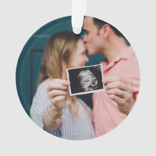 Bientôt - Ornement de Noël personnalisé (devant)