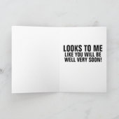 BIENTÔT PETITE FILLE INFIRMIÈRE CARTE SURTAILLÉE (Intérieur)