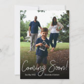 Bientôt Photo Carte de Faire-part de grossesse (Devant)